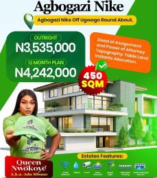 Mixed use Land For Sale Agbogazi Nike Off Ngwuogwo Roundabout Enugu Area 