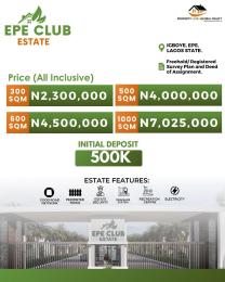 Mixed use Land For Sale Epe Club Estate Located At Igboye Epe Epe Lagos Mixed use Land For Sale Epe Club Estate Located At Igboye Epe Epe Lagos