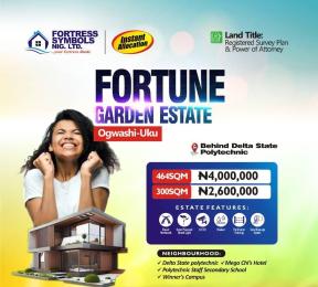 Mixed use Land For Sale Fortune Garden Ugwashi Uku, Behind The Delta State Polythecnic Asaba Delta Mixed use Land For Sale Fortune Garden Ugwashi Uku, Behind The Delta State Polythecnic Asaba Delta