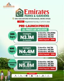 Mixed use Land For Sale Emirates Park And Garden Located At Ewu Odee Mowe Ofada Mowe Ogun area  Mixed use Land For Sale Emirates Park And Garden Located At Ewu Odee Mowe Ofada Mowe Ogun area