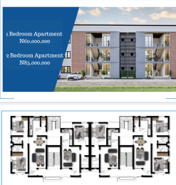 1 bedroom Terrace For Sale Mother And Child Hospital, Chartered House School, Citadel Views, Ojaja Mall. Ajah Lagos