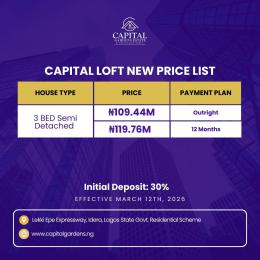3 bedroom Duplex For Sale Pan Atlantic University, Lekki Airport Eleko Ibeju-Lekki Lagos
