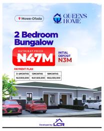 2 bedroom Bungalow For Sale Queens Homes, Mowe/ofada Mowe Ogun area 
