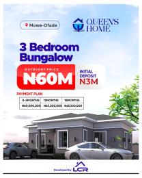 3 bedroom Bungalow For Sale Queens Homes, Mowe/ofada Mowe Ogun area 
