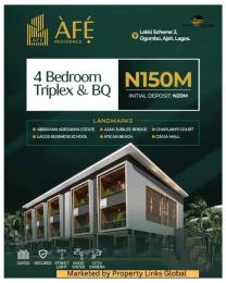 4 bedroom House For Sale Afe Residence Lekki Scheme 2 Close To Urban Prime & Chaplin Estate Ogombo Ajah Lagos
