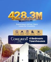 4 bedroom Townhouse For Sale Congress Park, Cis Road, Off Freedom Way, Lekki Phase 1 Lagos