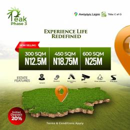 Residential Land For Sale Peak Bungalow Phase 3 Behind Mayfair Gardens 12 Minutes From Shoprite Awoyaya Ajah Lagos