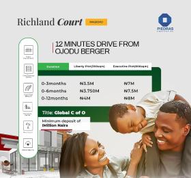 Residential Land For Sale Richland Court Estate 12 Minutes Drive From Ojodu Berger Magboro Lagos Extension Ogun