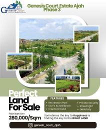 Land For Sale Genesis Court Phase 3, Shortly Before Lagos Business School, Abraham Adesanya Ajah Lagos