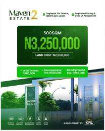 Mixed use Land For Sale Dagbayan Via Talashe, Igbonla Epe Lagos