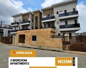 3 bedroom Block Of Flats For Sale Opebi Ikeja Lagos