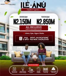 Residential Land For Sale Ilé Ànú Estate (mercy Land) At Isiwo Epe Ijebu Ode Ogun
