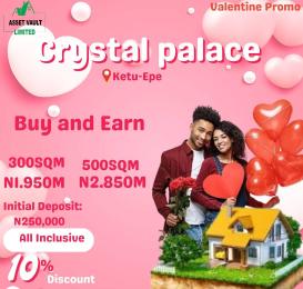 Mixed use Land For Sale Crystal Palace Estate Selling On Promo, Close To Grace Polytechnic Epe Lagos