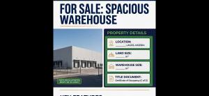 Warehouse For Sale Agege Motor Road Mushin Lagos