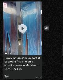 3 bedroom Block Of Flats For Rent Maryland Lagos