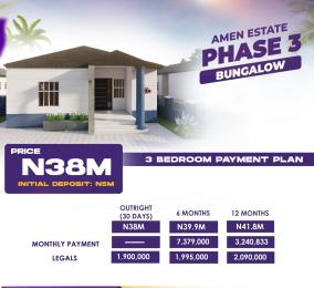 3 bedroom Bungalow For Sale Aiyetoro Opp Lekki Int'l Airport Ikegun Ibeju-Lekki Lagos