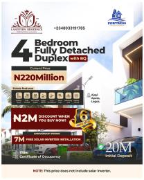 4 bedroom Duplex For Sale Ajayi Apata, Sangotedo Sangotedo Ajah Lagos