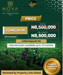 Commercial Land For Sale Nova Palm City Located At Imala Anigbado Abeokuta North (1 Acre) Abeokuta Ogun