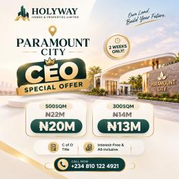 Mixed use Land For Sale Paramount City Epe Epe Lagos