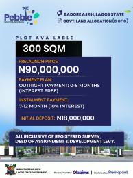 Residential Land For Sale Badore Ajah Lagos