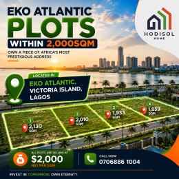 Mixed use Land For Sale Eko Atlantic Victoria Island Lagos