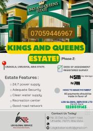 Mixed use Land For Sale Ubakala, Close To Immigration Umuahia South Abia