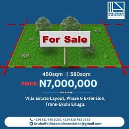 Mixed use Land For Sale Villa Estate Layout, Phase 6 Extension, Trans Ekulu Enugu Suburb Enugu Area  Mixed use Land For Sale Villa Estate Layout, Phase 6 Extension, Trans Ekulu Enugu Suburb Enugu Area