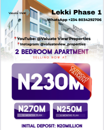 2 bedroom Block Of Flats For Sale Lekki Foreshore Lekki Phase 1 Lagos