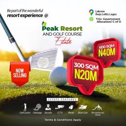 Residential Land For Sale Peak Resort And Golf Course Estate Lakowe Ibeju-Lekki Lagos