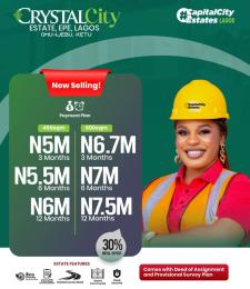Residential Land For Sale Crystal City Estate Omu Ijebu Ketu Close To Lagos Food Security & Logistics Hub Epe Lagos