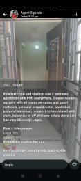 3 bedroom Block Of Flats For Rent William Estate Close To Cele Bus Stop Akowonjo Egbeda Egbe/Idimu Lagos