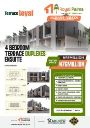 4 bedroom Terrace For Sale Agbara (Ogun) Ogun area 