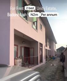 2 bedroom Flat & Apartment For Rent Unity Estate Badore Ajah Lagos