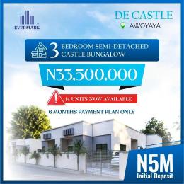 3 bedroom Bungalow For Sale *neighborhood:* Adiva Plainfield Lakowe Golf Mayfair Gardens Corona School Greenspring Schools Lufasi Nature Park Omu Resort Fara Park Novare Mall Shoprite Ajah Lagos