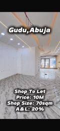 Shop For Rent Gudu Abuja Phase 2 