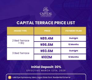 3 bedroom Terrace For Sale Capital Gardens Estate Idera Scheme Lekki Epe Expressway Lagos Eleko Ibeju-Lekki Lagos
