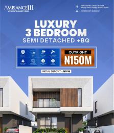 3 bedroom Terrace For Sale The Ambiance 3 Estate Lekki Gardens Phase 4 Road Happy Land Happy World Layout Lekki Scheme 2 Ajah Lagos
