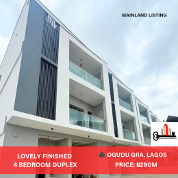 4 bedroom Duplex For Sale Ogudu GRA Lagos