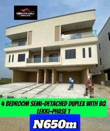 4 bedroom Semi detached Duplex For Sale Lekki Phase 1 Lagos