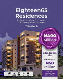 3 bedroom Block Of Flats For Sale Eighteen65 Residences Oniru Victoria Island Lagos Ligali Ayorinde Victoria Island Lagos