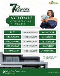 Commercial Land For Sale The 7th Anniversary Estate Facing Lekki Epe Expressway Ibeju Lekki Ibeju-Lekki Lagos