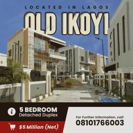 5 bedroom Detached Duplex For Sale . Ikoyi Lagos