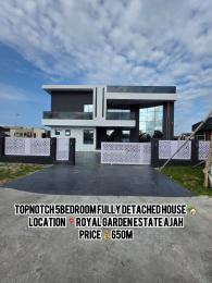 5 bedroom Detached Duplex For Sale Royal Garden Estate Ajah Lagos
