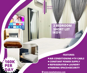 2 bedroom Short Stay Short let Ikoyi Lagos