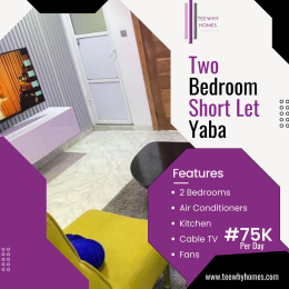 2 bedroom Short Stay Short let Yaba Lagos