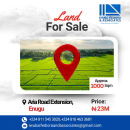 Mixed use Land For Sale Aria Road Extension Enugu Suburb Enugu Area  Mixed use Land For Sale Aria Road Extension Enugu Suburb Enugu Area