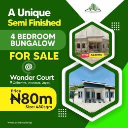 4 bedroom Bungalow For Sale Semi Finished Luxury 4bedroom Bungalow In Orinbanwa Awoyaya Ajah Lagos