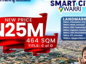 Residential Land For Sale Delta Mall Shoprite, Effuru Round About, Warri Airport ( Osubi Airport), Warri Stadium, Nnpc Housing Complex. Warri Delta