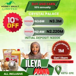 Mixed use Land For Sale Crystal Palace Estate With 10% Ileya Promo,close To Isimi, Ketu Epe Lagos