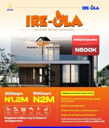 Mixed use Land For Sale Ire Ola Estate Close Ido Elere Primary Health Care Centre, 5 Minutes Drive From Rest Park. A Perfect Recreational Spot, 10 Minutes Drive From Ido Local Government Quick Access To Administrative Services. Ibadan Oyo